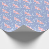 Dreamy Moth & Vine - grillige Natuur Cadeaupapier (Hoek)