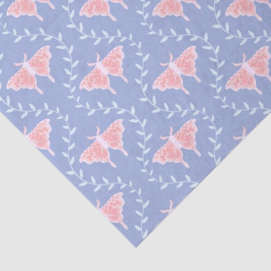 Dreamy Moth & Vine - grillige Natuur Tissuepapier (Detail)