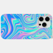 Dreamy Neon Swirls iPhone 15 Pro Hoesje (Achterkant (horizontaal))