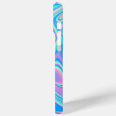 Dreamy Neon Swirls iPhone 15 Pro Hoesje (Achterkant / Links)