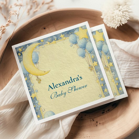 Dreamy Night Sky Baby shower Servet