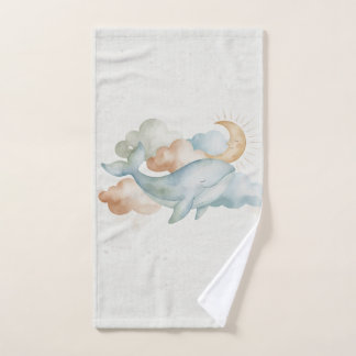 Dreamy Ocean and Cloud Bath Towels Handdoek