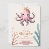 Dreamy Ocean Baby shower Onder het Zee Kaart (Voorkant)