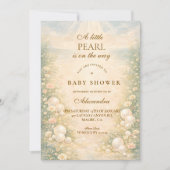 Dreamy Ocean Pearl Nursery Baby Shower Kaart (Voorkant)