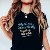 Dreamy Ocean Sunset; Sky Touches the Sea T-shirt