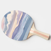 Dreamy Ocean Waves | Watercolor Tafeltennisbatje (Zijkant)
