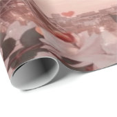 Dreamy Paris Romance: Eiffel Tower Cadeaupapier (Rol Hoek)