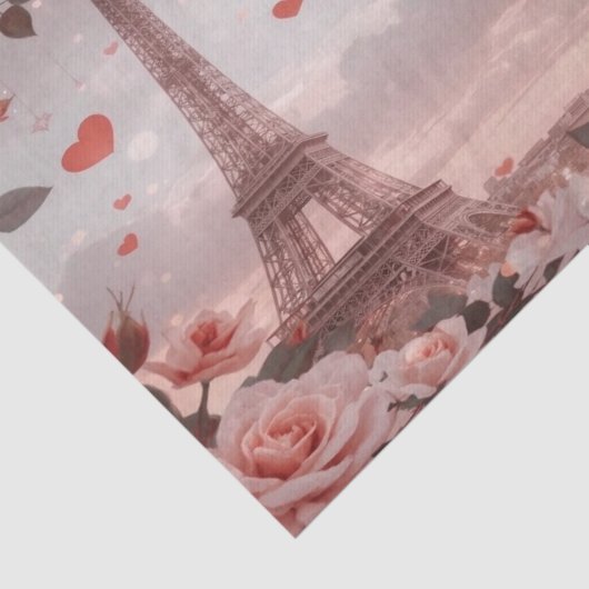 Dreamy Paris Romance: Eiffel Tower Tissuepapier (Detail)
