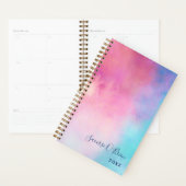 Dreamy Pastel Abstract Jouw naam toevoegen Planner (Display)