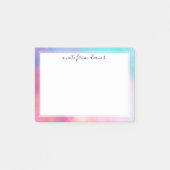Dreamy Pastel Abstracte een briefje van Post-it® Notes (Voorkant)