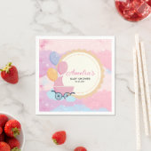 Dreamy Pastel Clouds Baby shower Servet (Insitu)