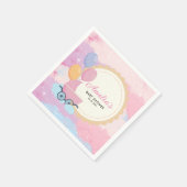 Dreamy Pastel Clouds Baby shower Servet (Hoek)