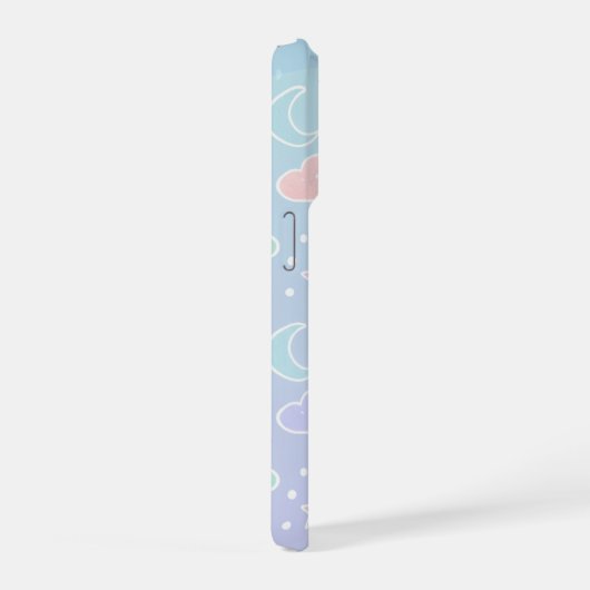 Dreamy Pastel Clouds Phone Case iPhone Hoesje (Rechterkant)