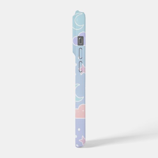 Dreamy Pastel Clouds Phone Case iPhone Hoesje (Linkerkant)