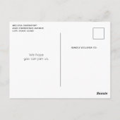 Dreamy Pastel Mountain Landscape Verjaardag Uitnod Briefkaart (Achterkant)