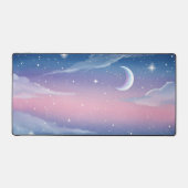 Dreamy Pastel Night Sky Bureaumat (Voorkant)