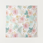 Dreamy Pastel Wall Art Woman Wandkleed (Voorkant (horizontaal))