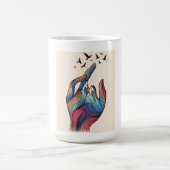 Dreamy Peaks Mok – Surreal Coffee Escape (Center)