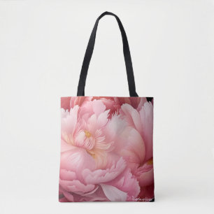 Dreamy Peony-Tas Tote Bag