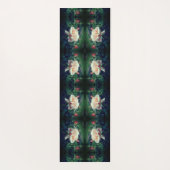 Dreamy perzik Roos en knoppen Abstract Yogamat (Achterkant)
