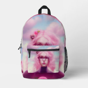 Dreamy Pink Bedrukte Rugzak