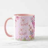 Dreamy Pink Butterfly Mug – Floral Aesthetic Coffe Mok (Links)