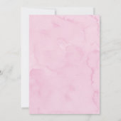 Dreamy Pink Cloud Nine Baby Shower Kaart (Achterkant)