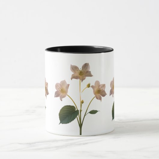 Dreamy Pink Dandelion Whimsical Combo Mug Mok (Midden)