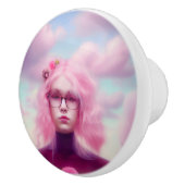 Dreamy Pink Keramische Knop (Rechts)
