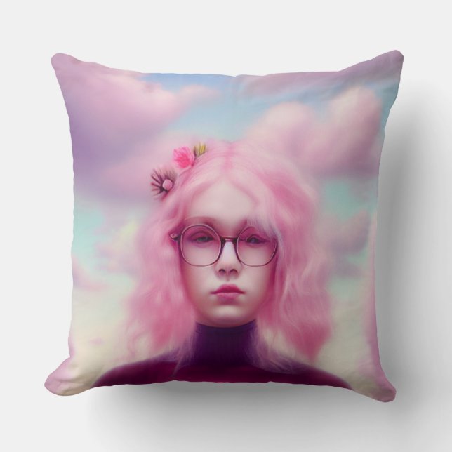 Dreamy Pink Kussen (Voorkant)