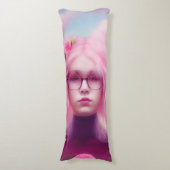 Dreamy Pink Lichaamskussen (Voorkant Verticaal)