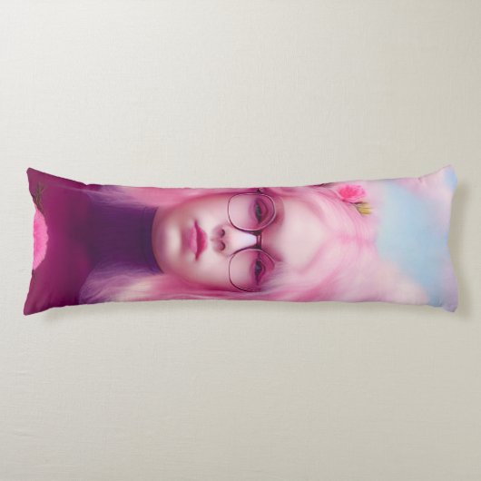 Dreamy Pink Lichaamskussen (Voorkant)