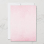 Dreamy Pink Rainbow Unicorn Birthday Kaart (Achterkant)