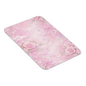 Dreamy Pink Rose Floral Pearls Bows Sparkles Magneet (Rechterzijde)