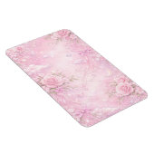 Dreamy Pink Rose Floral Pearls Bows Sparkles Magneet (Rechterzijde)