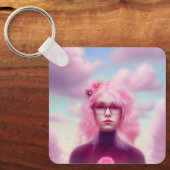 Dreamy Pink Sleutelhanger (Voorkant)