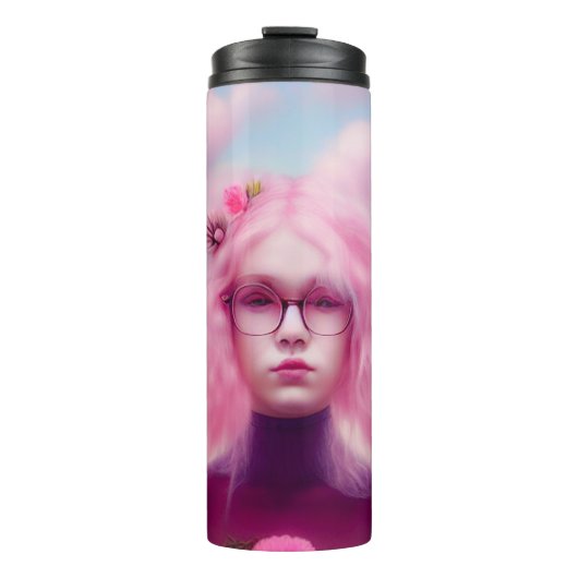 Dreamy Pink Thermosbeker (Voorkant)