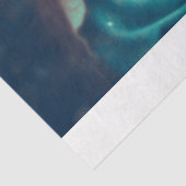 Dreamy Portrait Alice and White Rabbit Decoupage Tissuepapier (Detail)