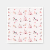 Dreamy Princess Castle Paper Napkin Servet (Voorkant)