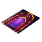 Dreamy Purple Gold Ramadan Notitieboek (Linkerzijde)