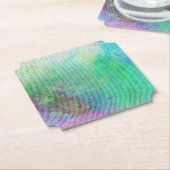 Dreamy Rainbow Gradient Abstract Design 1270 Kartonnen Onderzetters (Gekanteld)