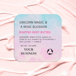 Dreamy Rainbow Unicorn waterverf Product Sticker