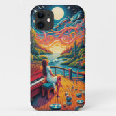 Dreamy Riverfront Harmony Case-Mate iPhone Case (Achterkant)