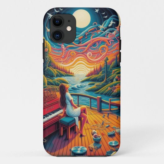 Dreamy Riverfront Harmony Case-Mate iPhone Case (Achterkant)