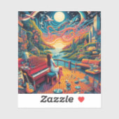 Dreamy Riverfront Harmony Sticker (Vel)