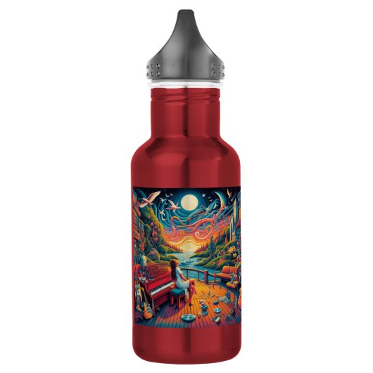 Dreamy Riverfront Harmony Waterfles (Links)