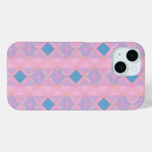 Dreamy Rococo Diamond Phone Case (Achterkant (horizontaal))