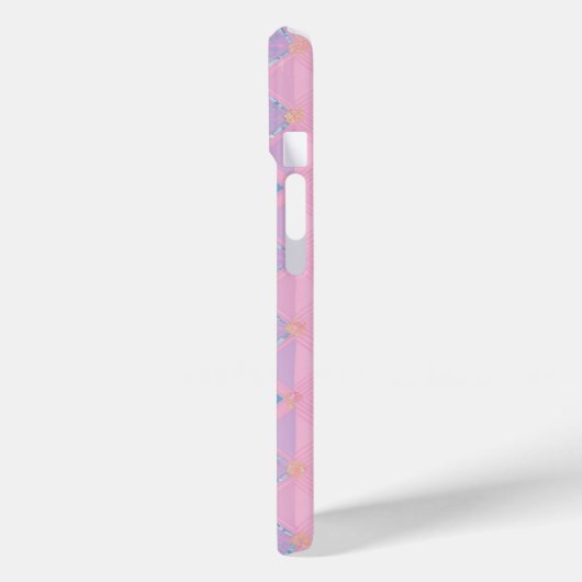 Dreamy Rococo Diamond Phone Case (Achterkant / Links)