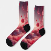 Dreamy Romantic Fantasy Roses Love Sokken (Links)