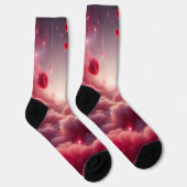 Dreamy Romantic Fantasy Roses Love Sokken (Rechts)